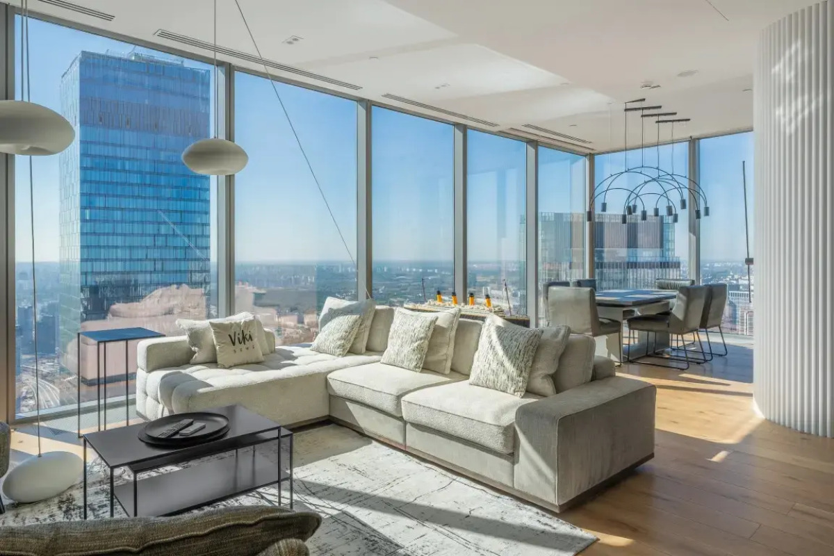 Лучший угловой апартамент New level City на 78 этаже