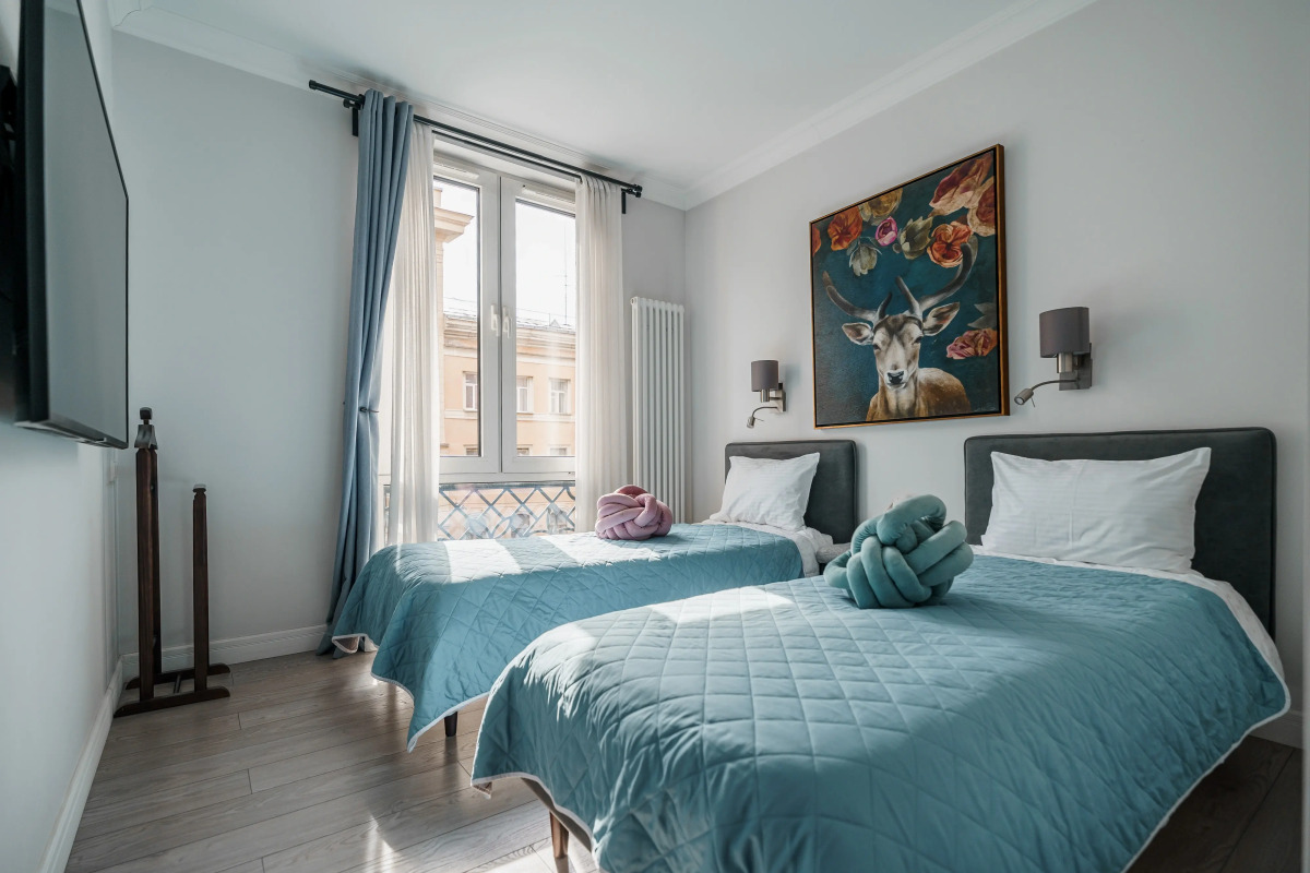 Апартаменты роскошные двухкомнатные апартаменты у Московского вокзала