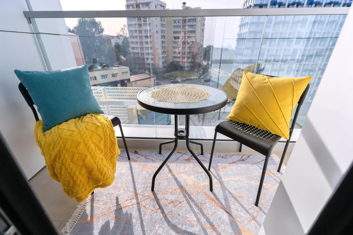 Квартира Студия с Балконом и Видом на Море