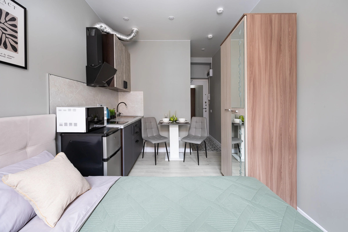 Апартаменты Уютная 2-х местная студия м.Нижегородская