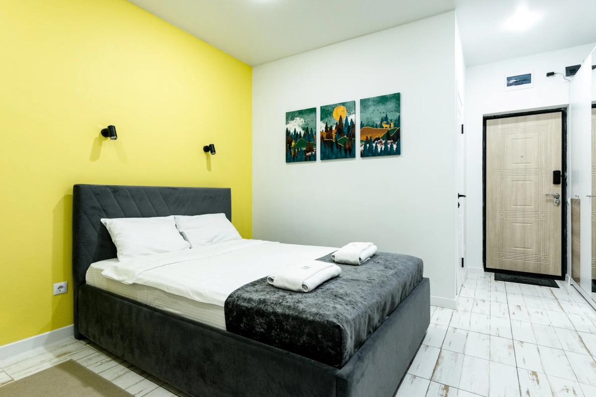 Апартаменты современные Морент 25 кв. м в ЖК Сорренто Парк