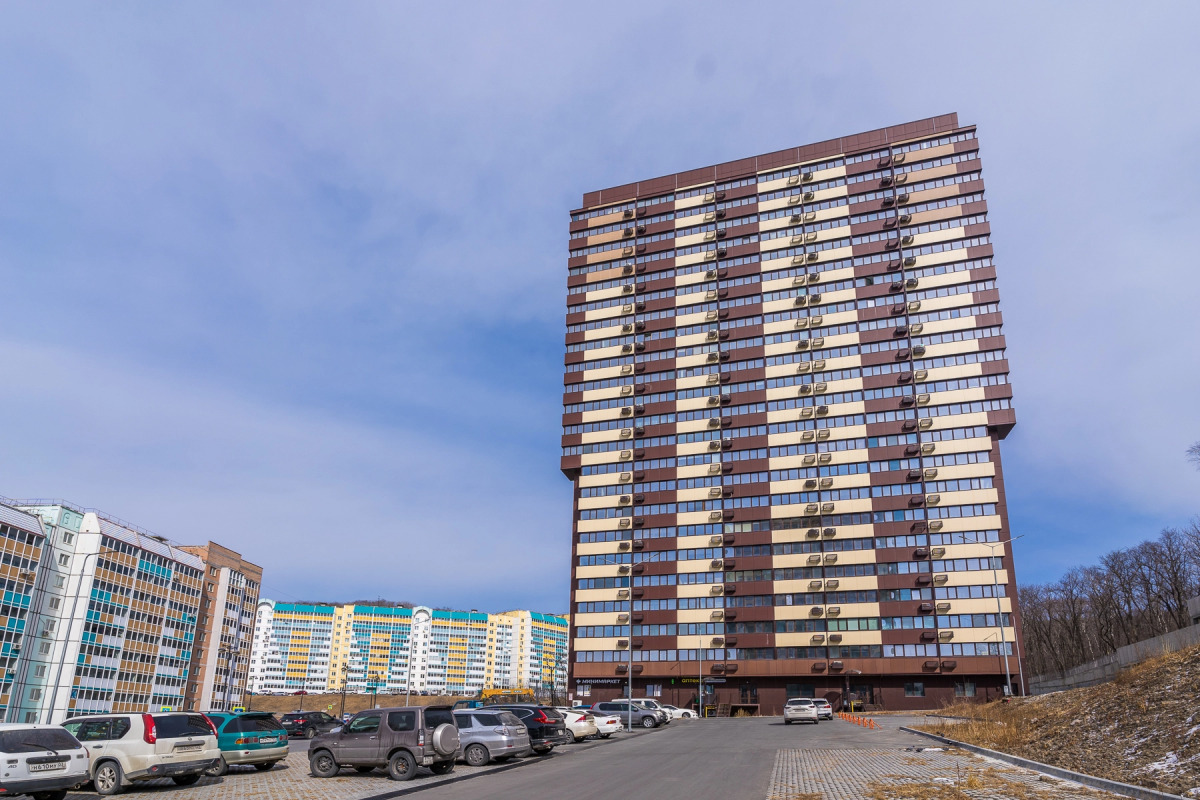 Квартира Студия в Новом Жк Адмиралтейский во Владивостоке