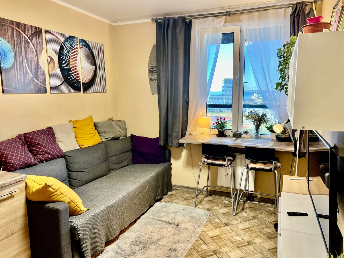 Просторная Евро2к на 12 этаже с видом на Финский залив