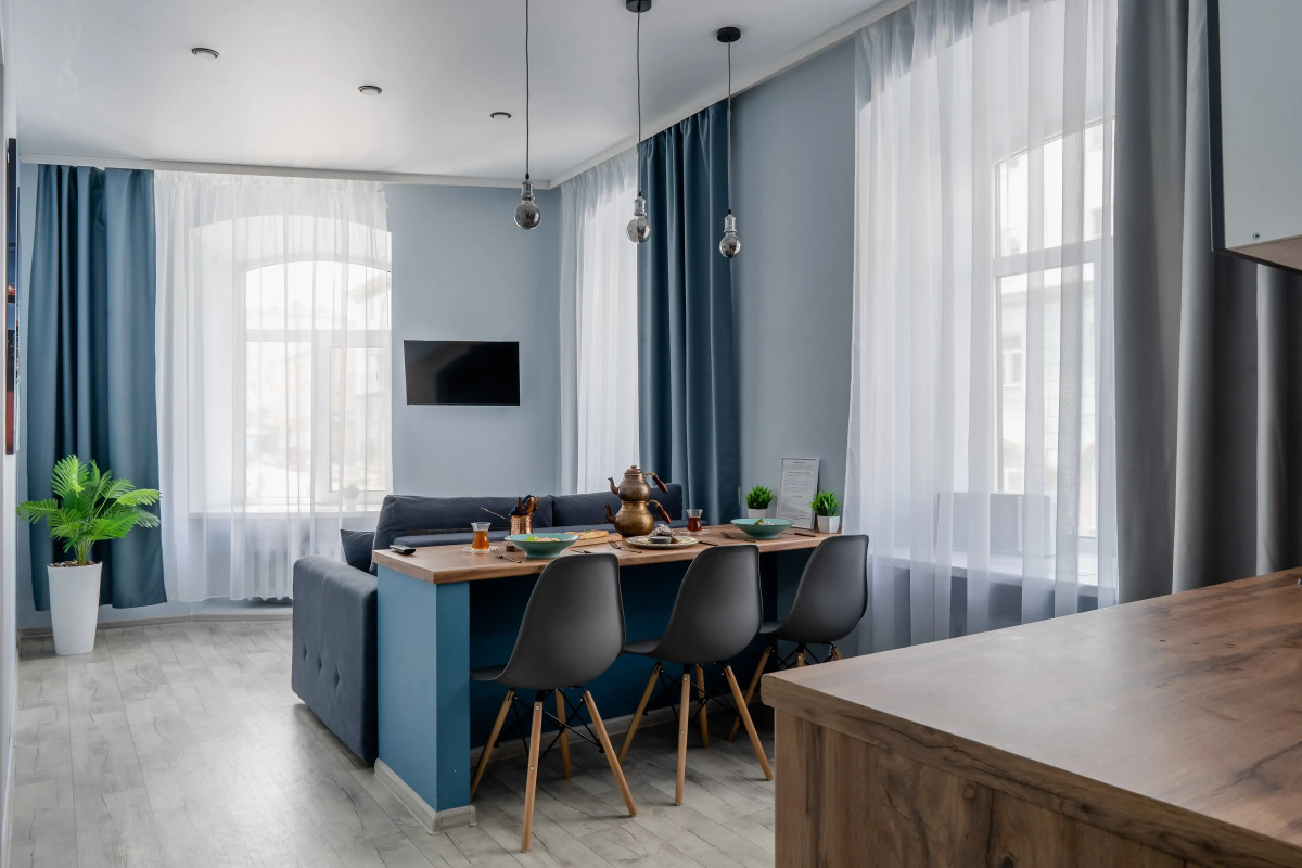 Апартаменты Новые Двухкомнатные с видом на Покровку №3