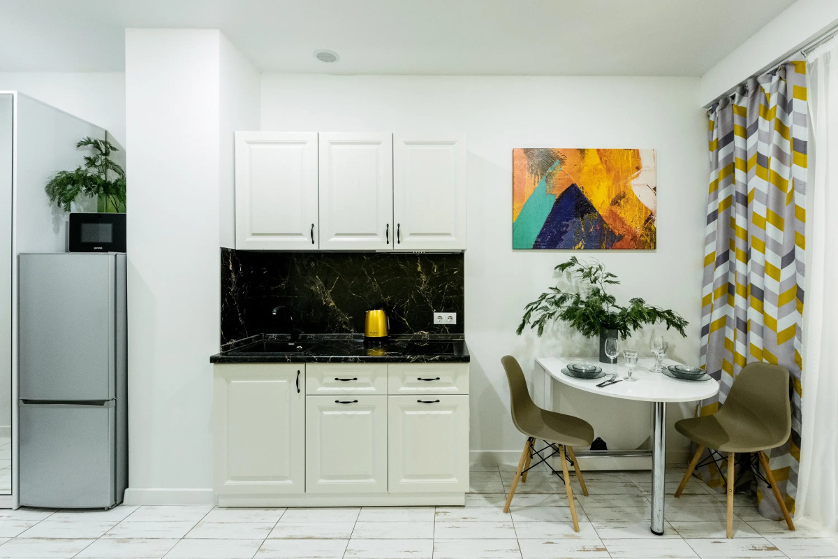 Апартаменты современные Морент 25 кв. м в ЖК Сорренто Парк