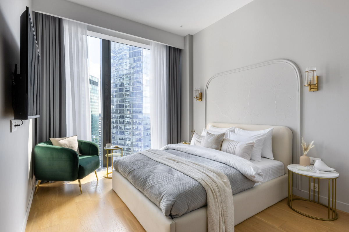 Квартира GM Apartments Суперсовременная Видовая Квартира в Neva Towers