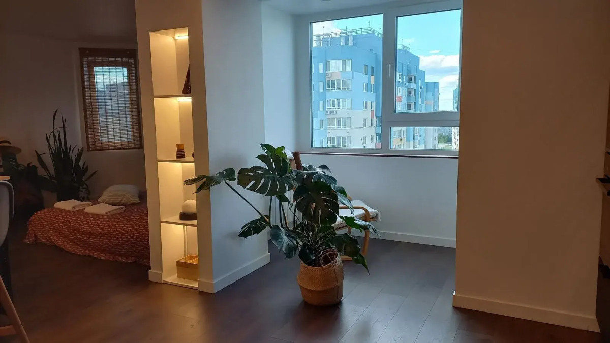 Квартира с панорамным видом на Волгу