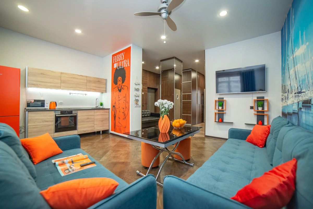 Апартаменты Гоголя 57 двухкомнатные