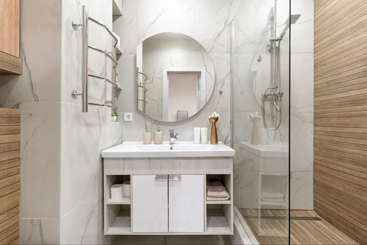 Апартаменты для 5 гостей рядом с аквапарком Ривьера