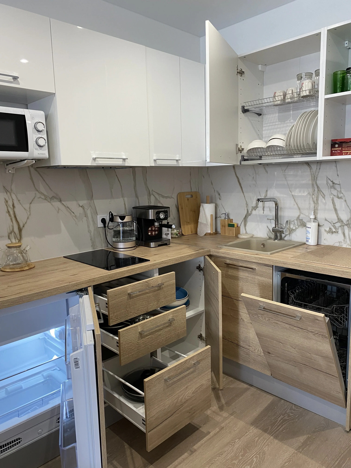 Апартаменты Студия Сканди с видом на Кремль