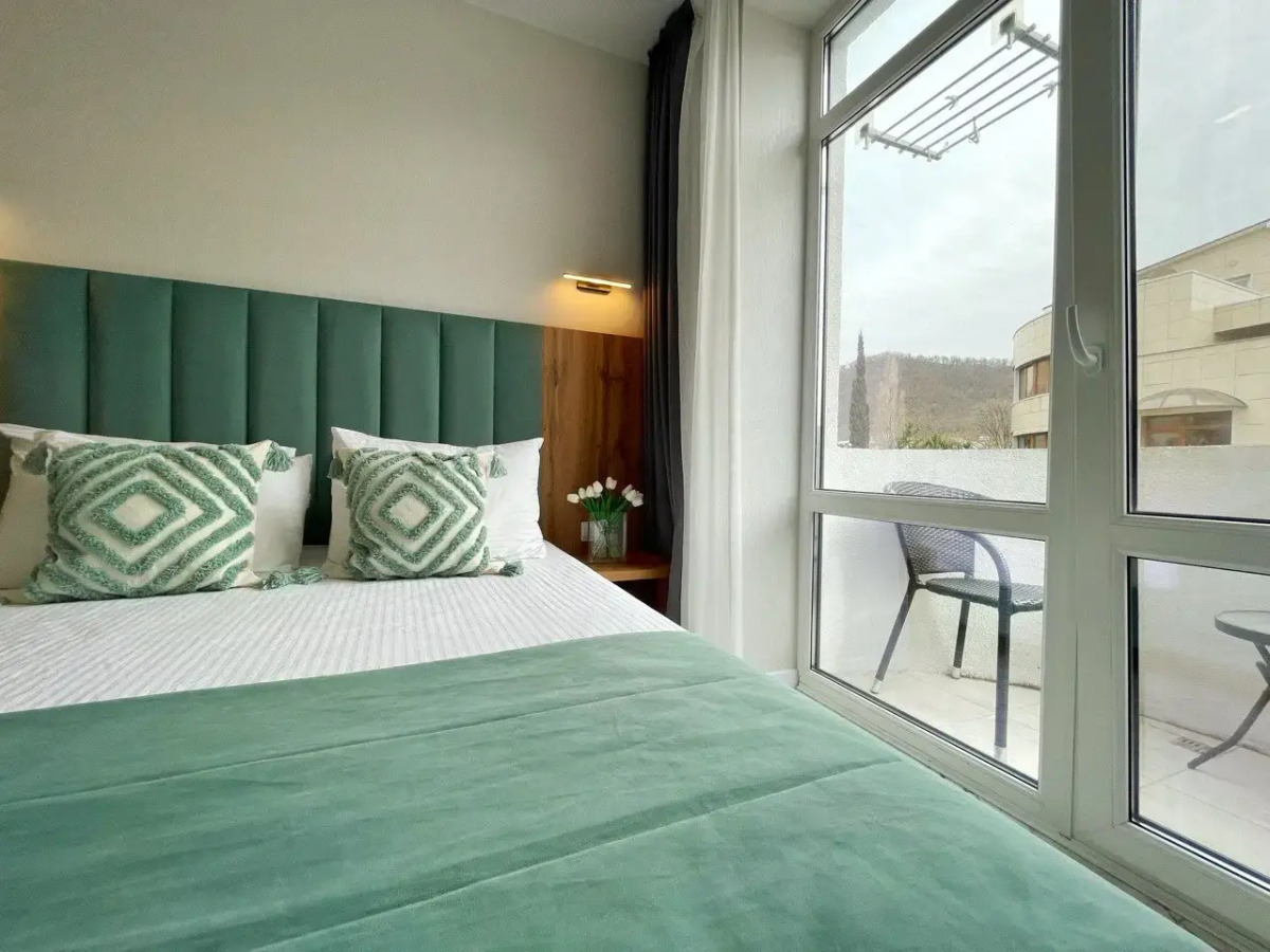 Апартаменты с Балконом 3 Минуты до Моря