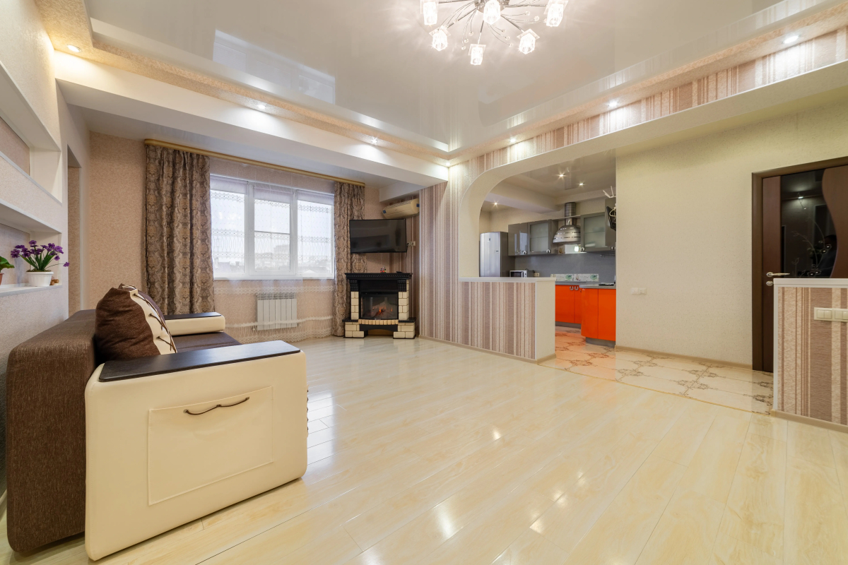 Квартира Просторная для 6х гостей с камином и видом на море