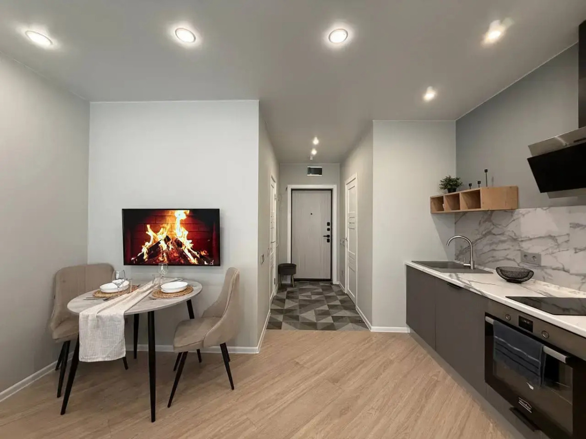 Квартира Новая уютная студия рядом с Аквапарком