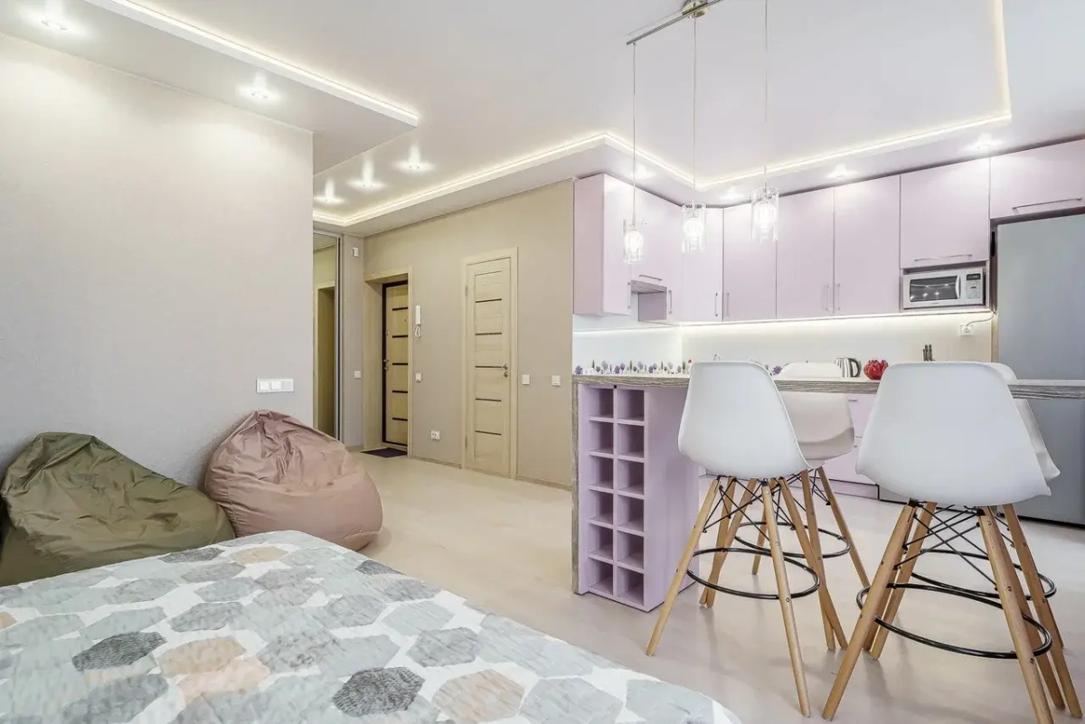 Апартаменты В новостройке на высоком этаже