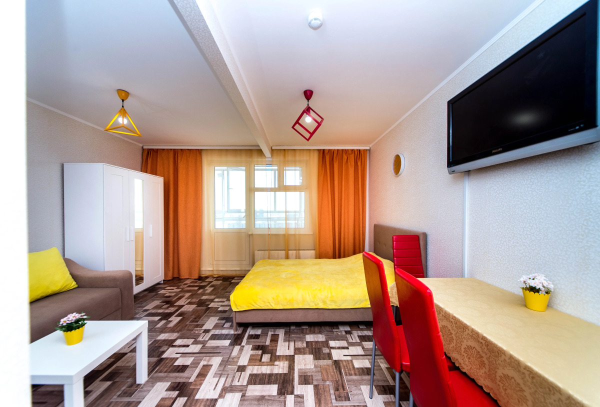 Квартира 1комнатная для 4 человек на 17 этаже с видом на город