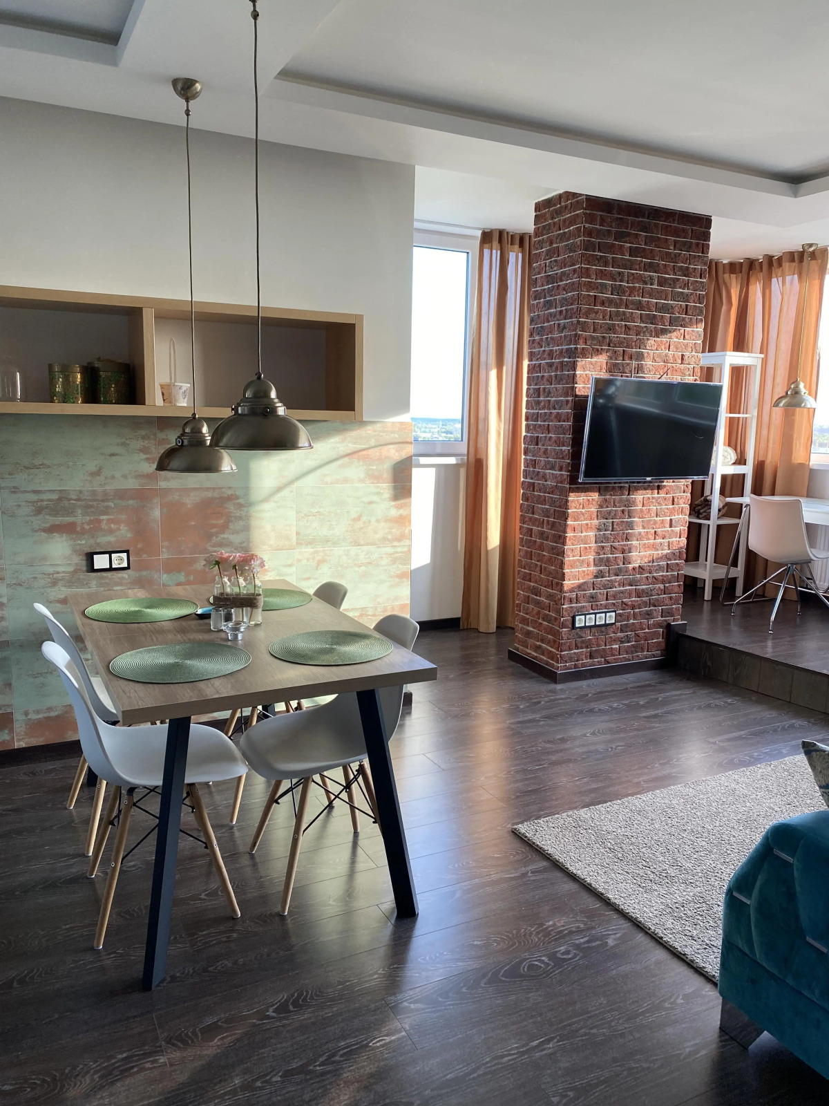 Квартира с панорамным видом на город