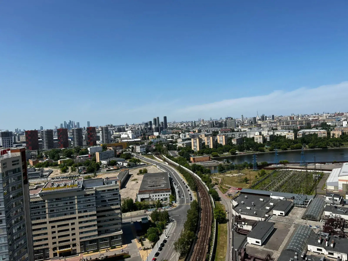 Студия Уютная с красивым видом у метро Технопарк