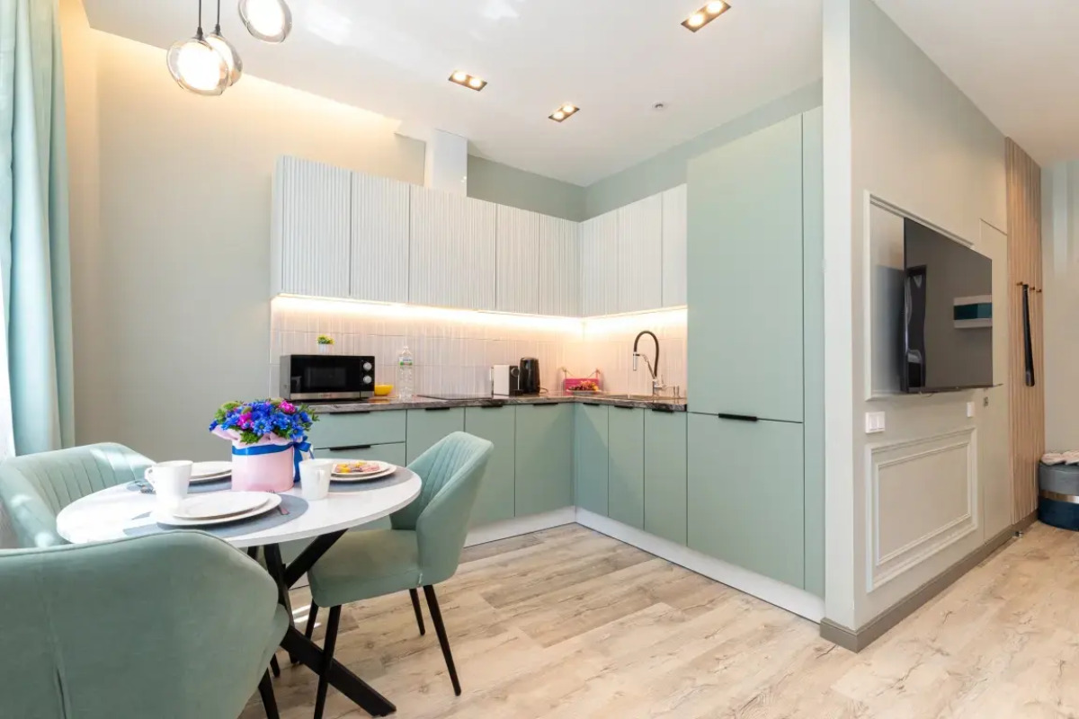 Апартаменты «Голубика, комфорт» в районе ВДНХ «Эстет Апарт»