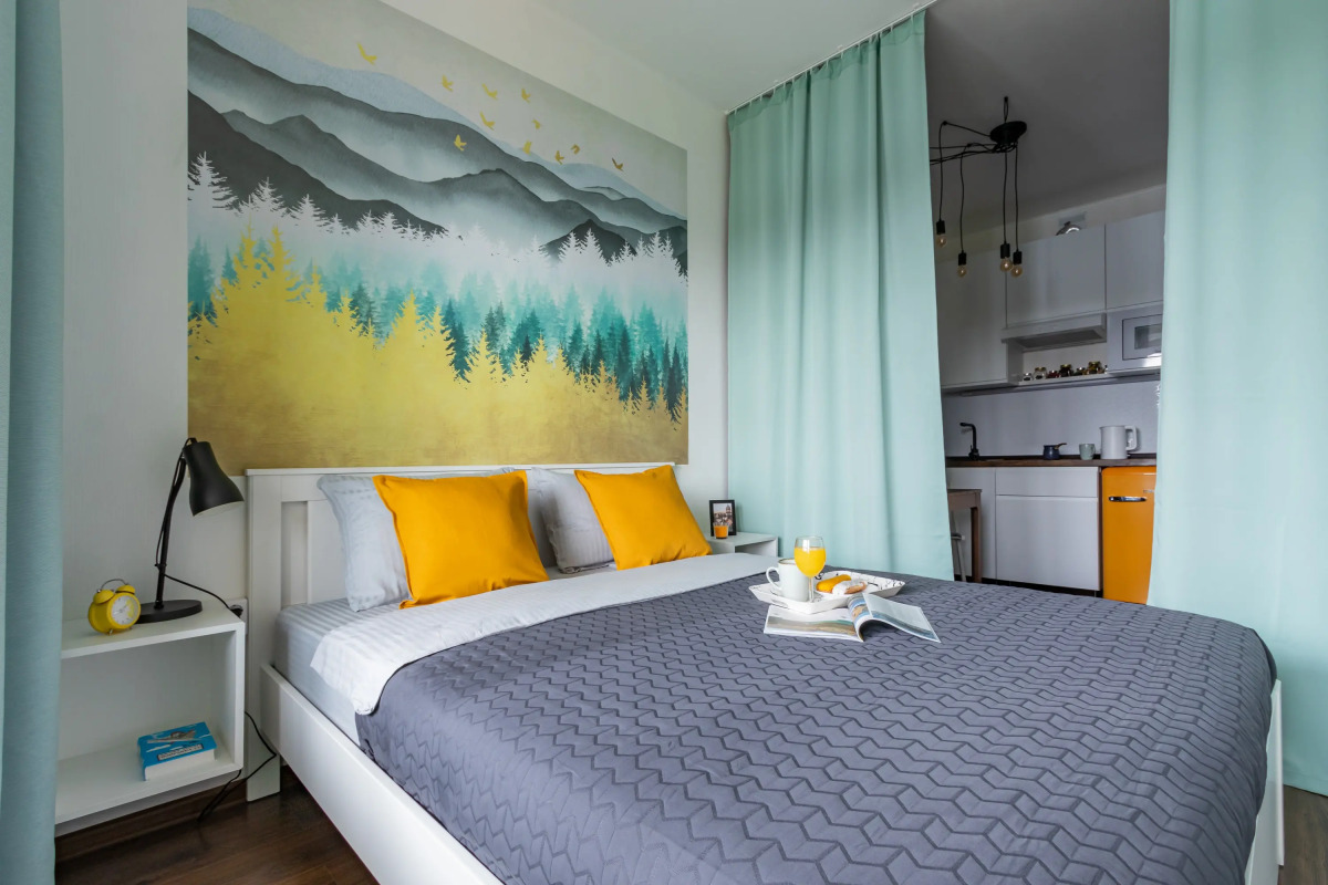 Апартаменты в 8 мин от метро для 4 гостей