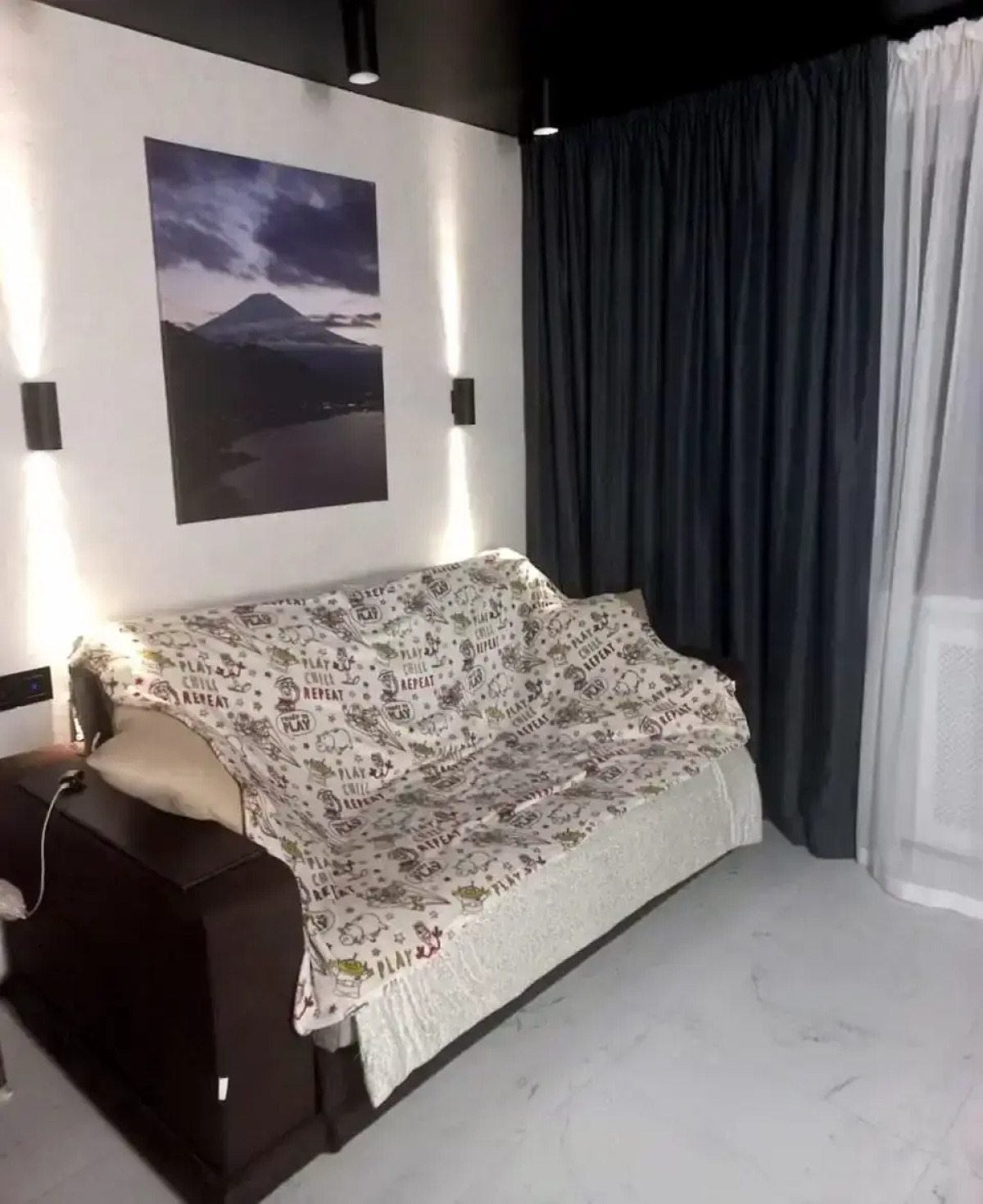 Квартира студия, 18 м², 1 кровать