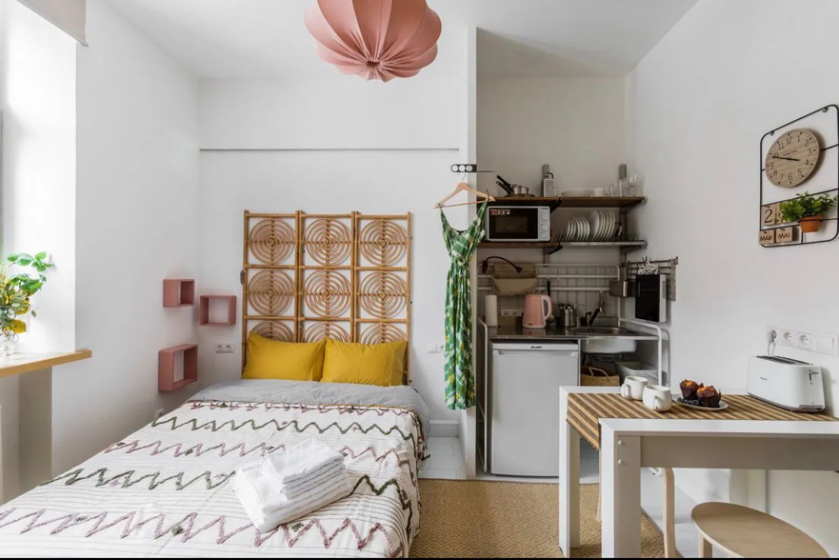 Апартаменты "Лимоны" на 3-х гостей у метро Окружная