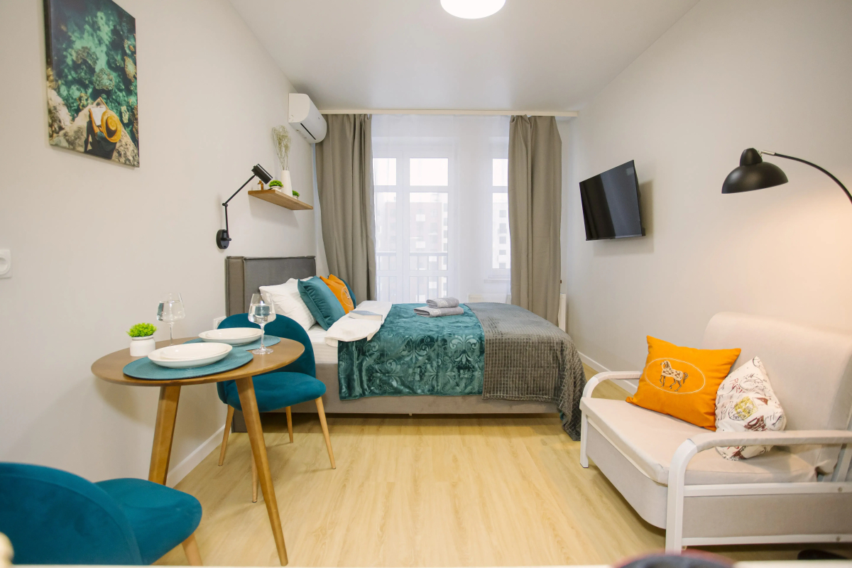 Апартаменты Сердце Ярославля Лазурь 1