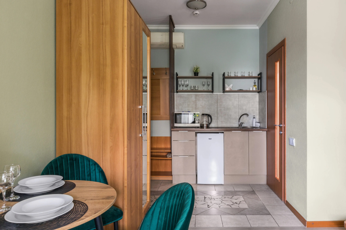 Апартаменты для троих гостей с 1 кроватью (3-ий или 4-ый этаж)