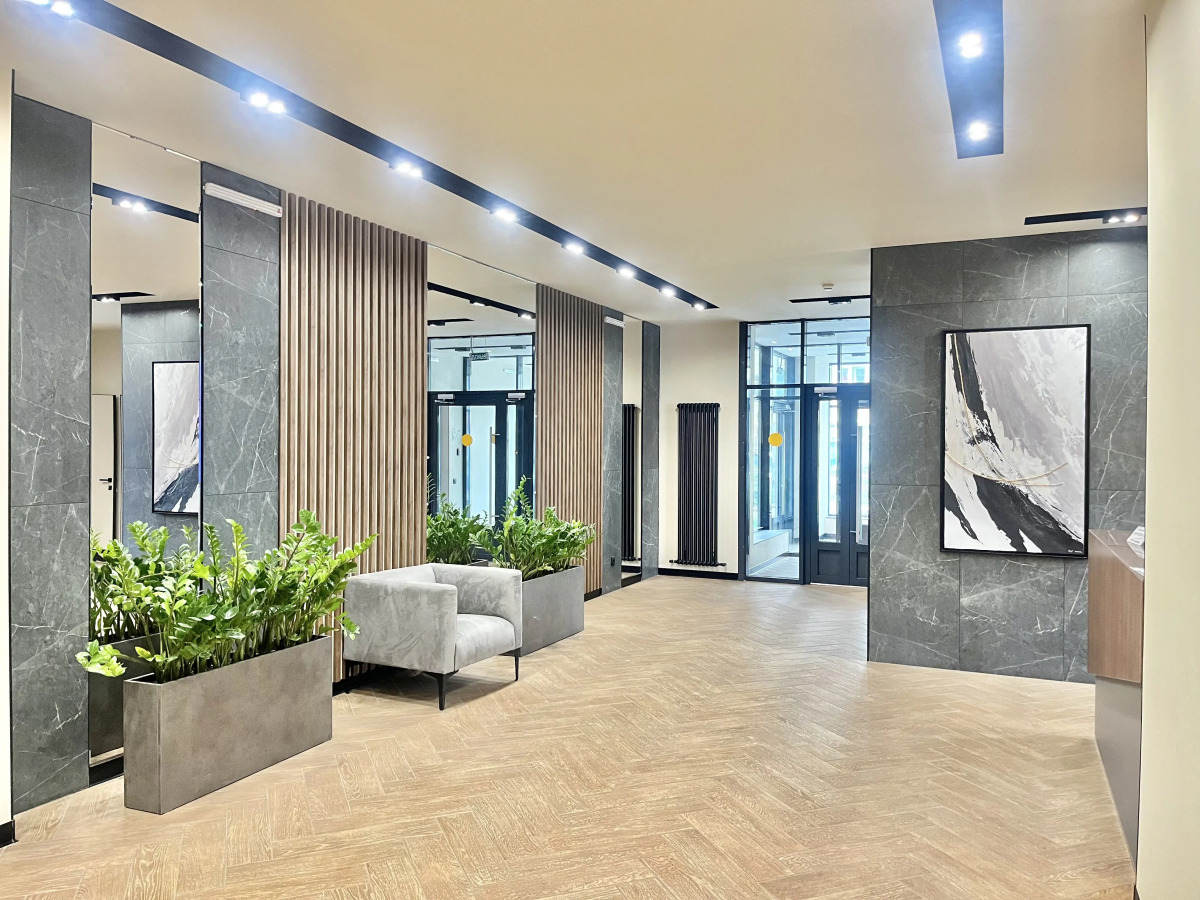 Квартира бирюзовая студия в Sердце города Перми