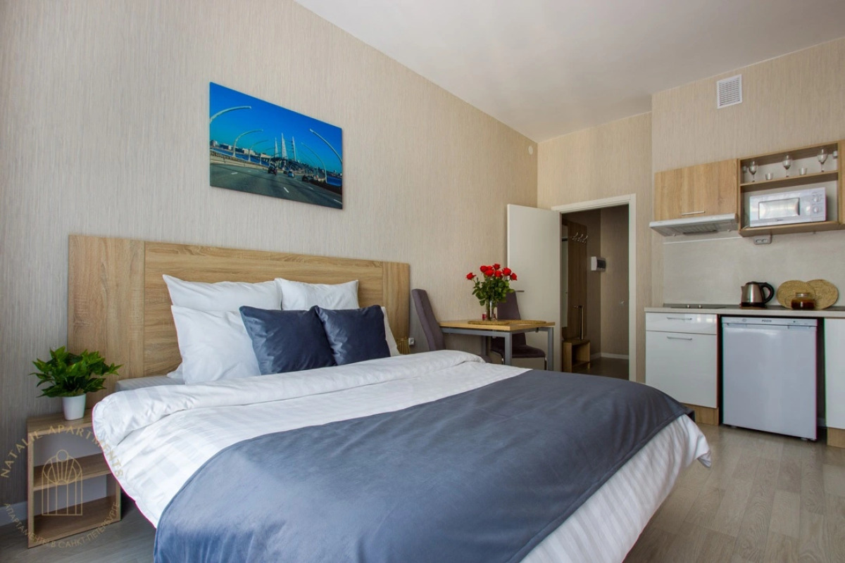 Апартаменты Студия Natalie Apartments Пулковское шоссе 14с6