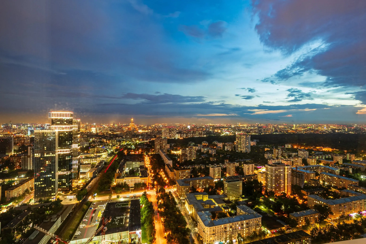 Квартира Бизнес Класс на 52 Этаже с Потрясающим Видом на Москву