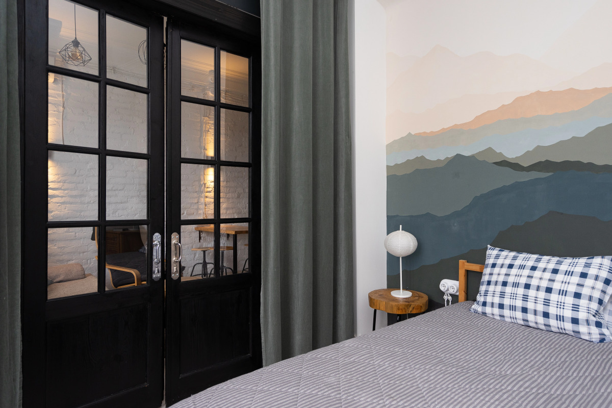 Квартира Двухуровневая с Сауной и Камином