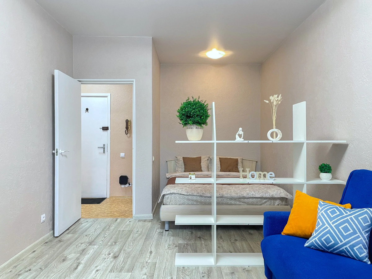 Квартира Welcome Home с Балконом у Метро Народное Ополчение