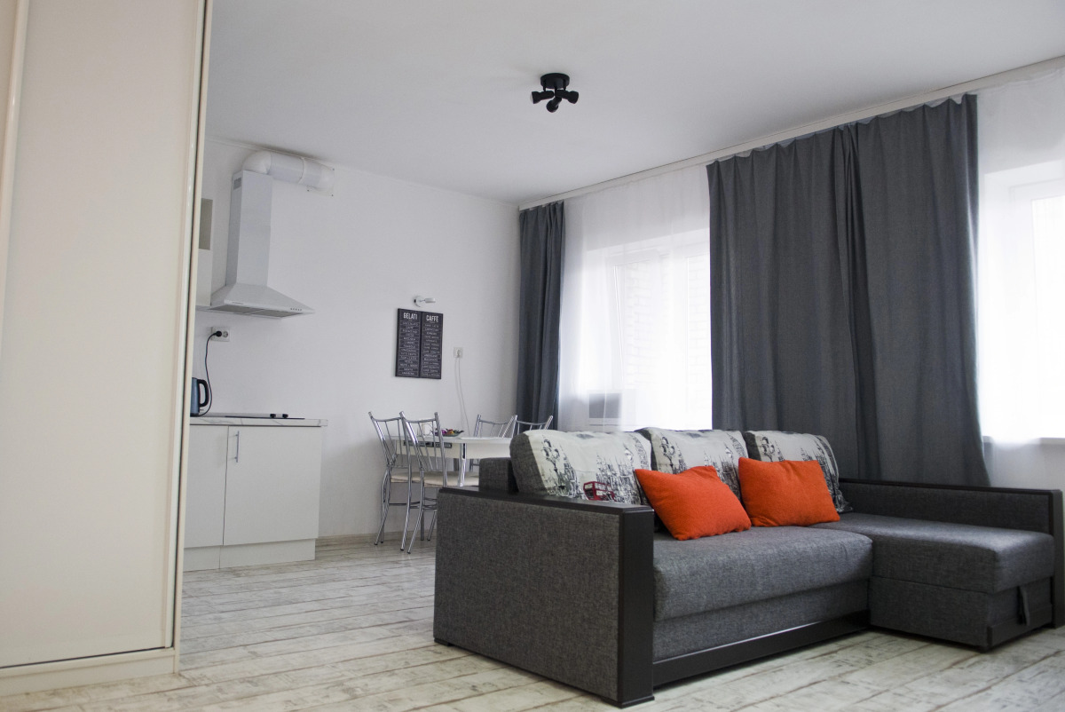 Квартира Студия от Vgosti61 Черное на Белом