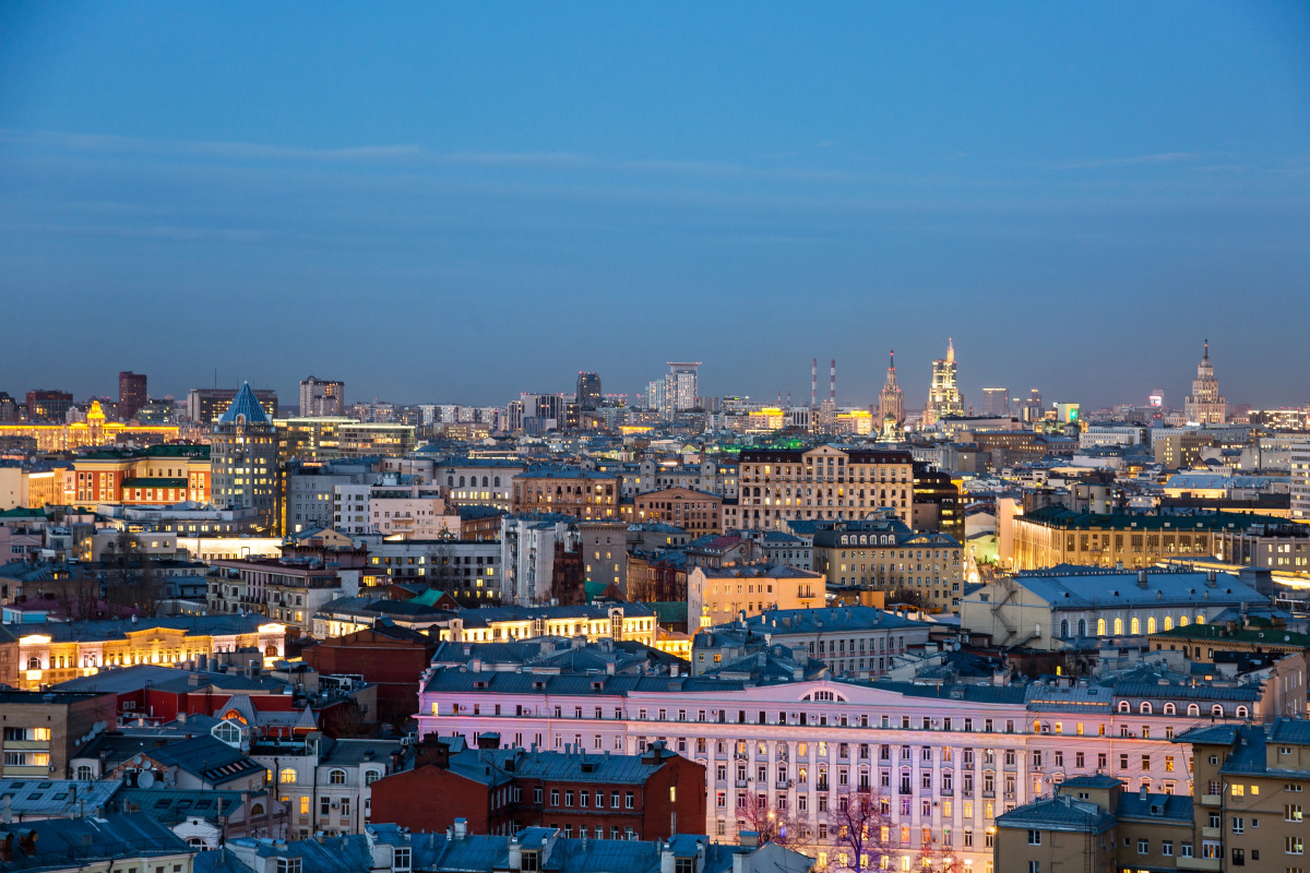 Great view on Kremlin 2 rooms apartment 23 floor