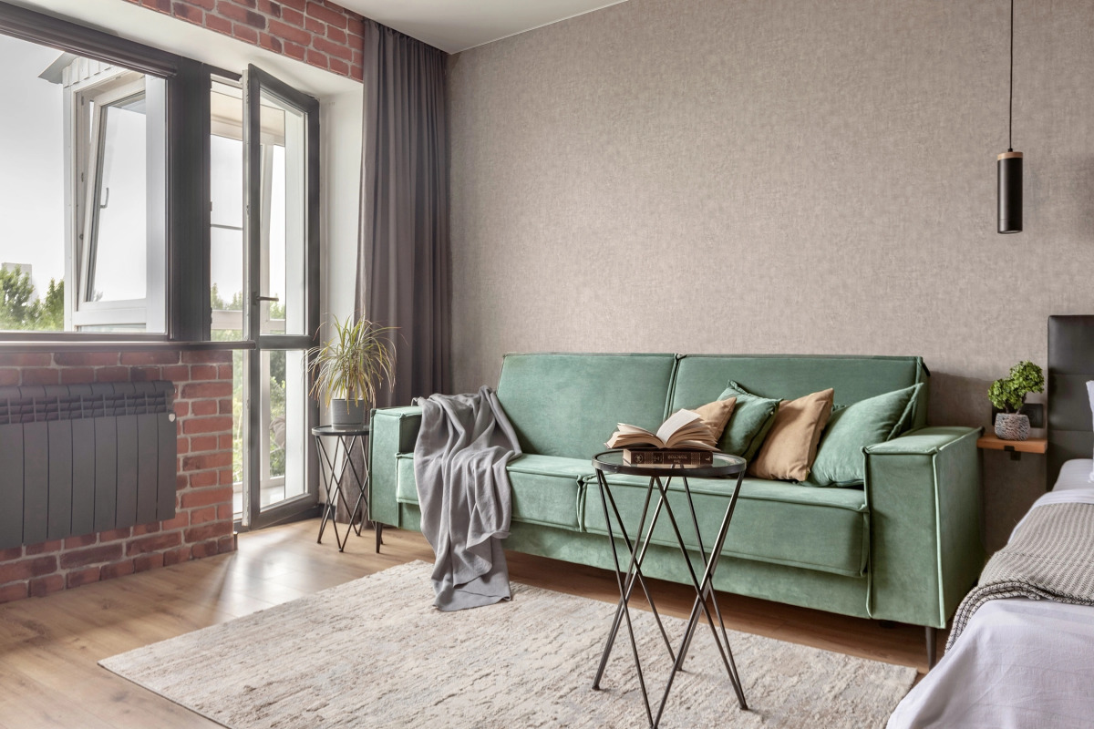 Апартаменты Лофт с видом на музей-Панораму и Волгу