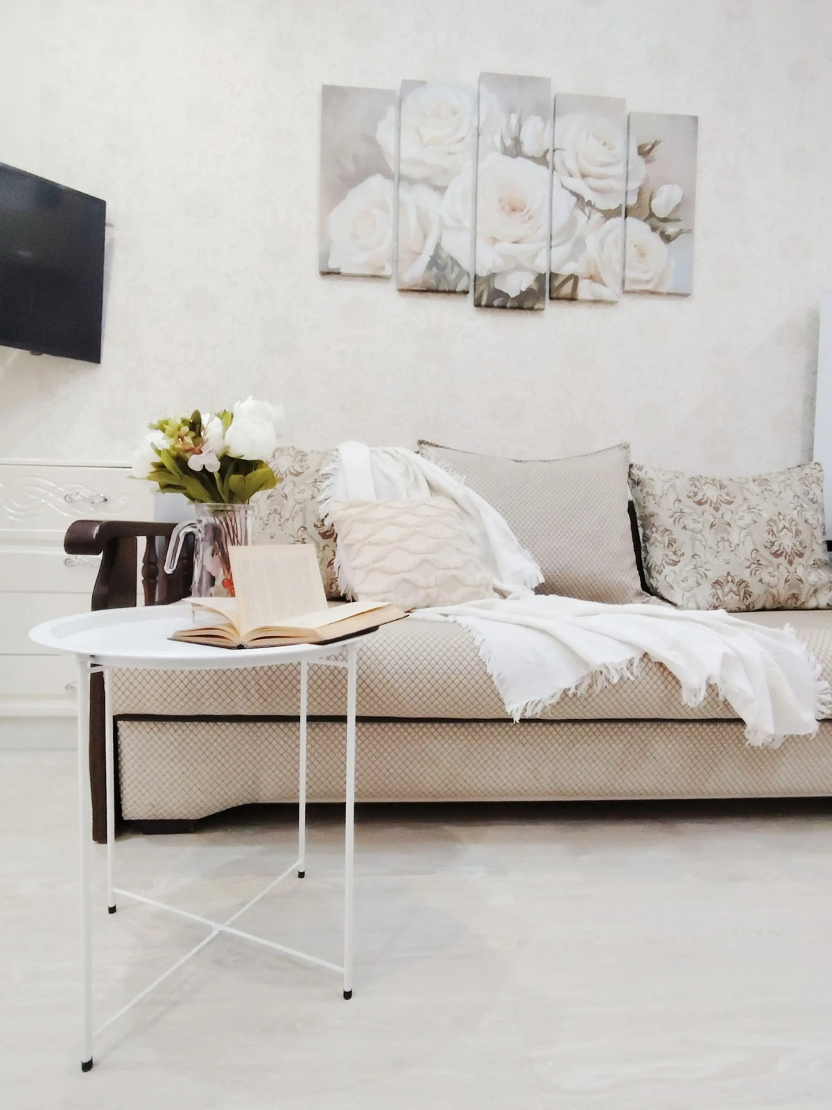 Квартира студия для 3х человек с кухонной зоной рядом с Олимпийским парком