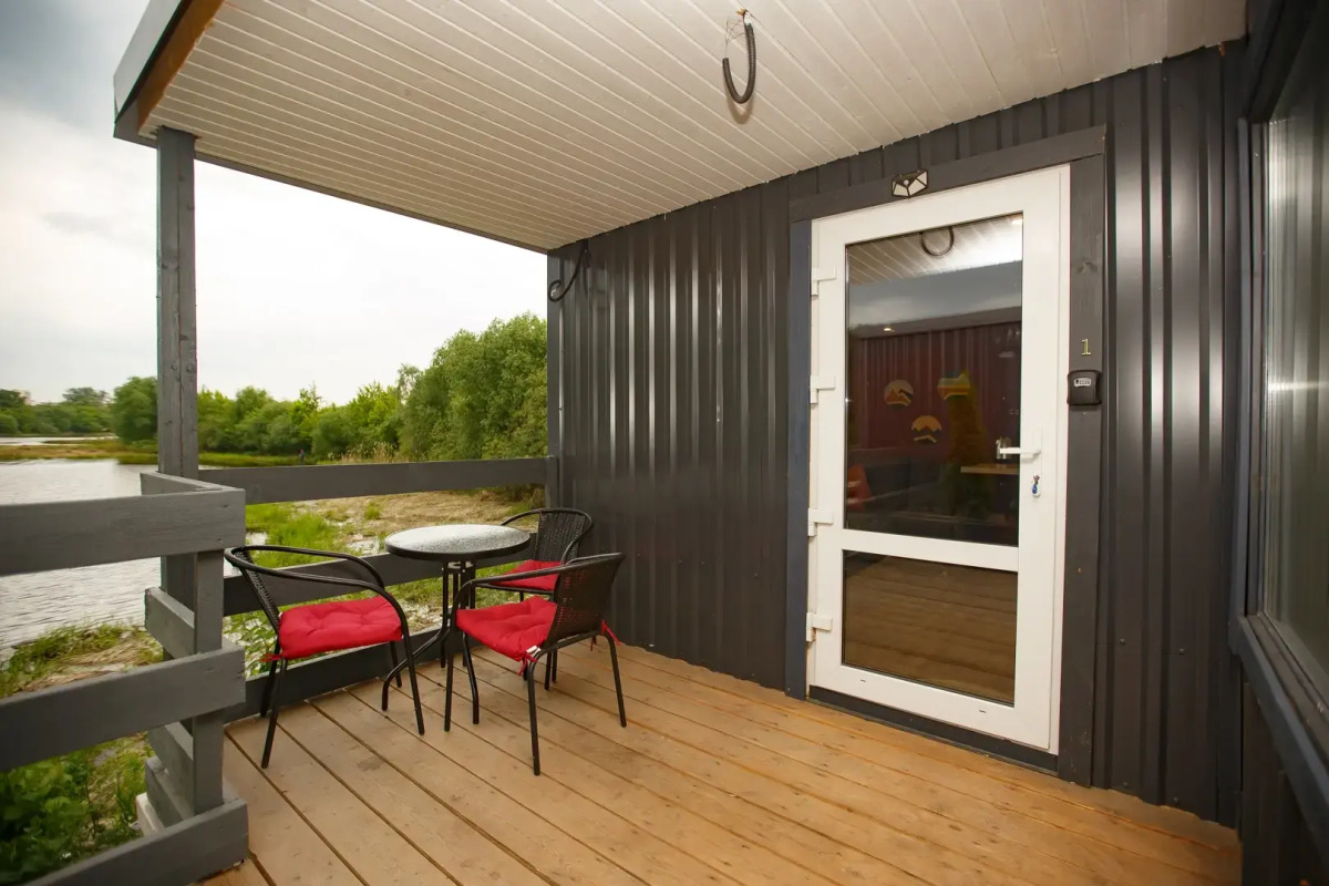 Бунгало 2х местный дом с видом на реку