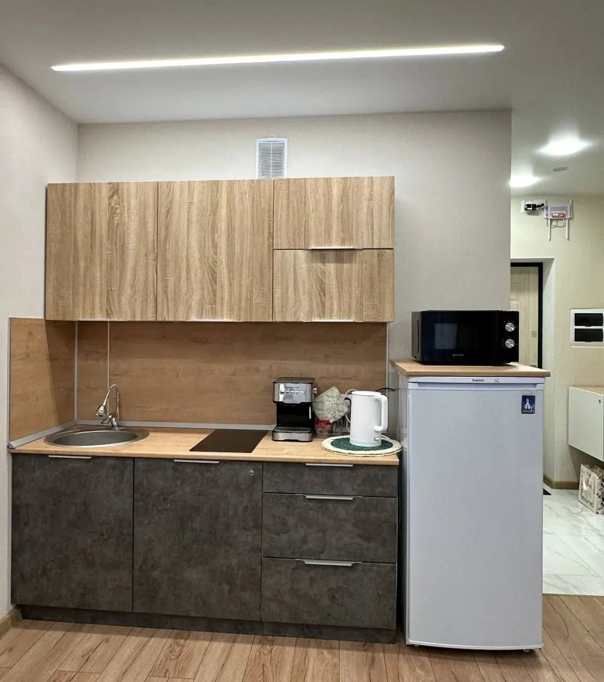 Квартира уютная студия с балконом в шаге от Тинькофф холл