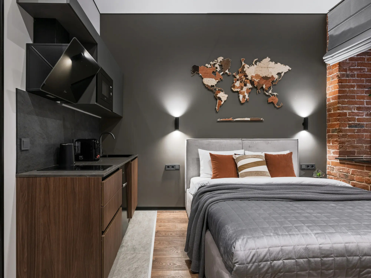 Квартира GM Apartments Стильная Лофт 3 у Кремля