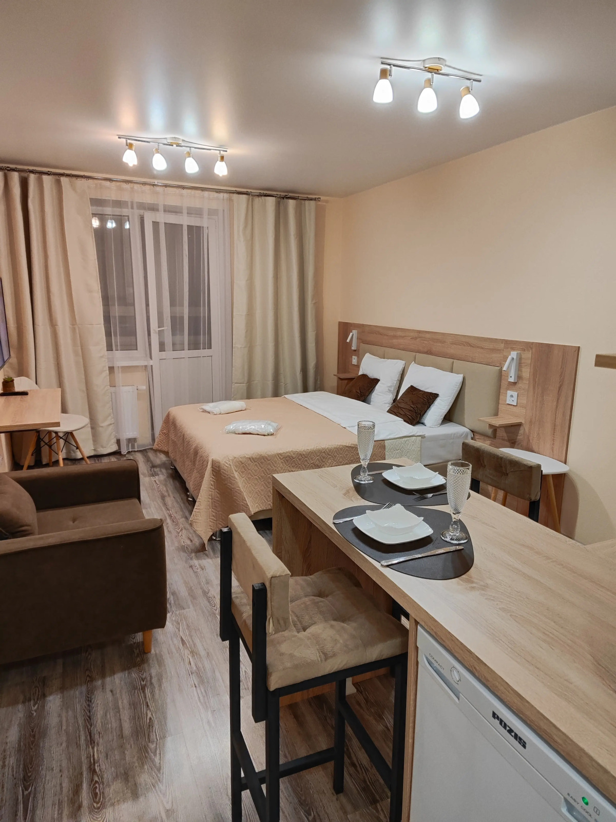 Квартира Уютная студия в новом ЖК Макаринская роща