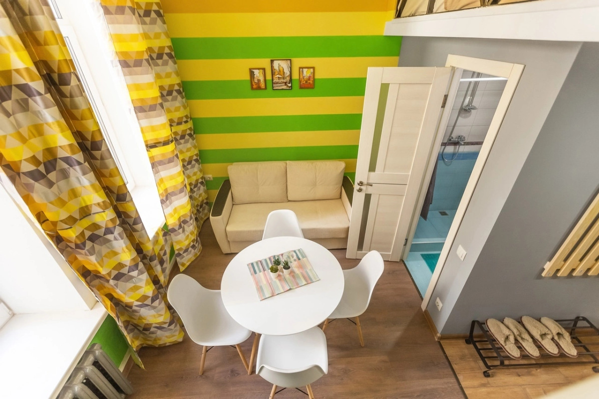 Апартаменты Nekrasoffapart Двухуровневые Green