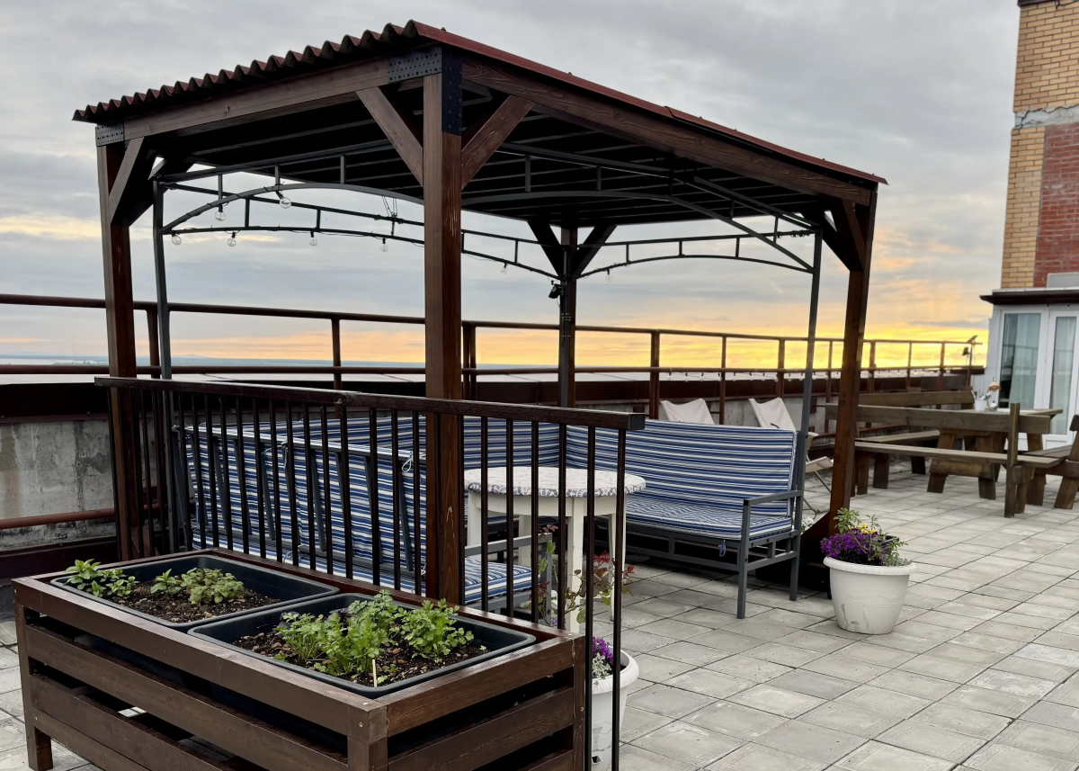 Квартира Двухуровневая с террасой для семьи