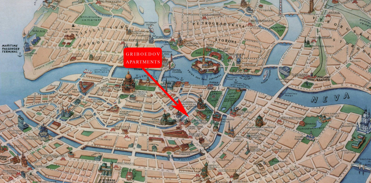 Апартаменты Griboedov 4