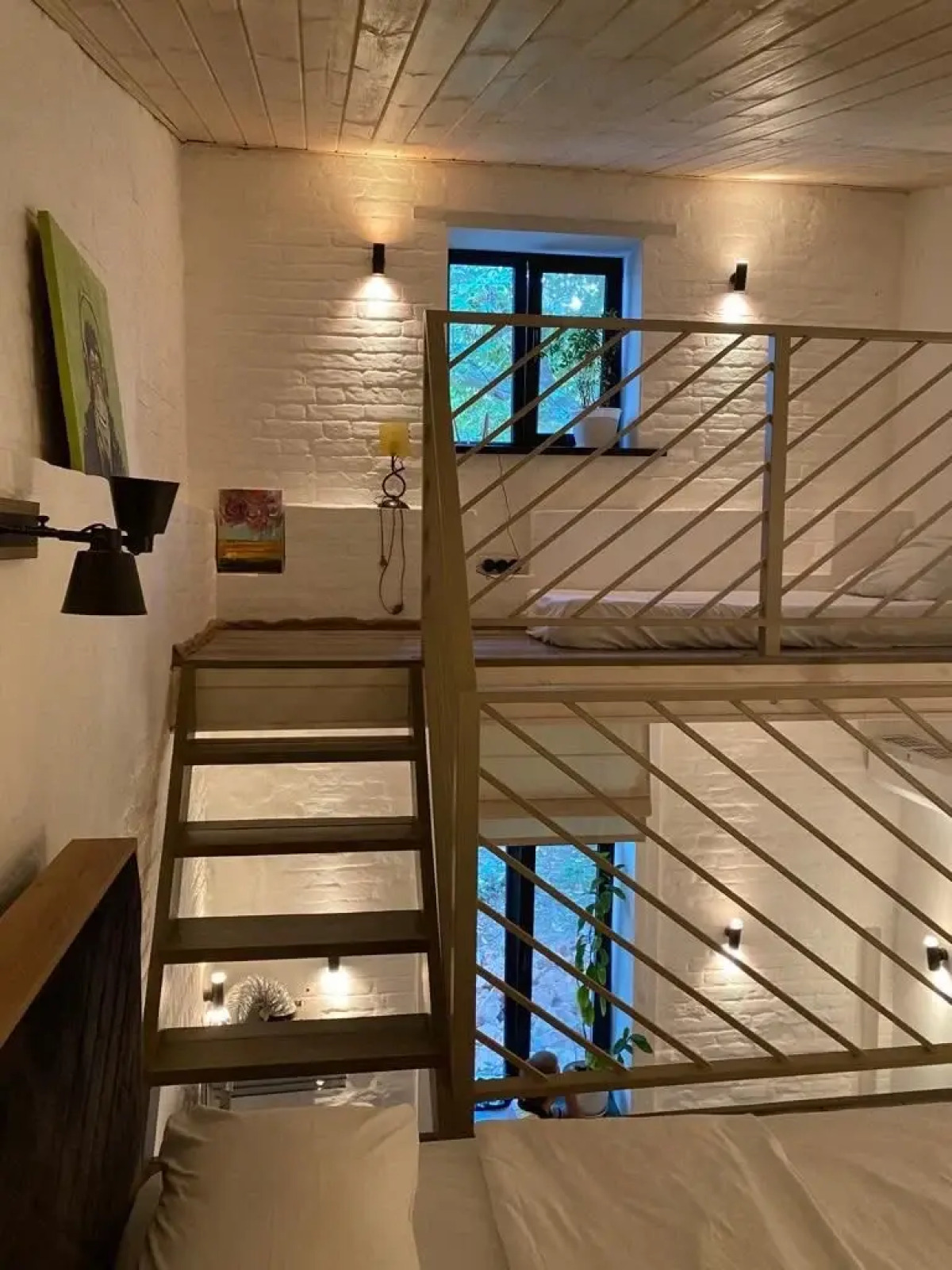 Апартаменты 3-х уровневый Лофт в центре PUSHKIN