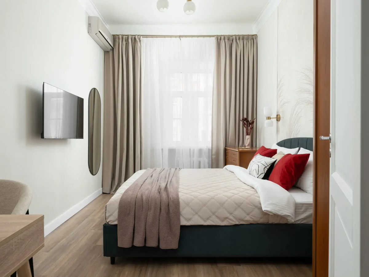 Квартира GM Apartments Легендарная Двушка на Тверской у Садово-Триумфального Сквера