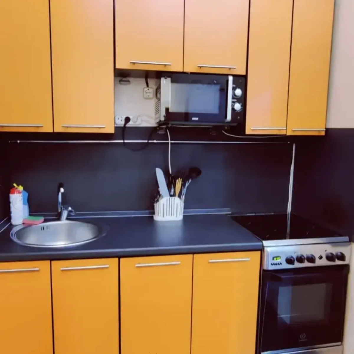 Апартаменты Уютная студия у парка Победы