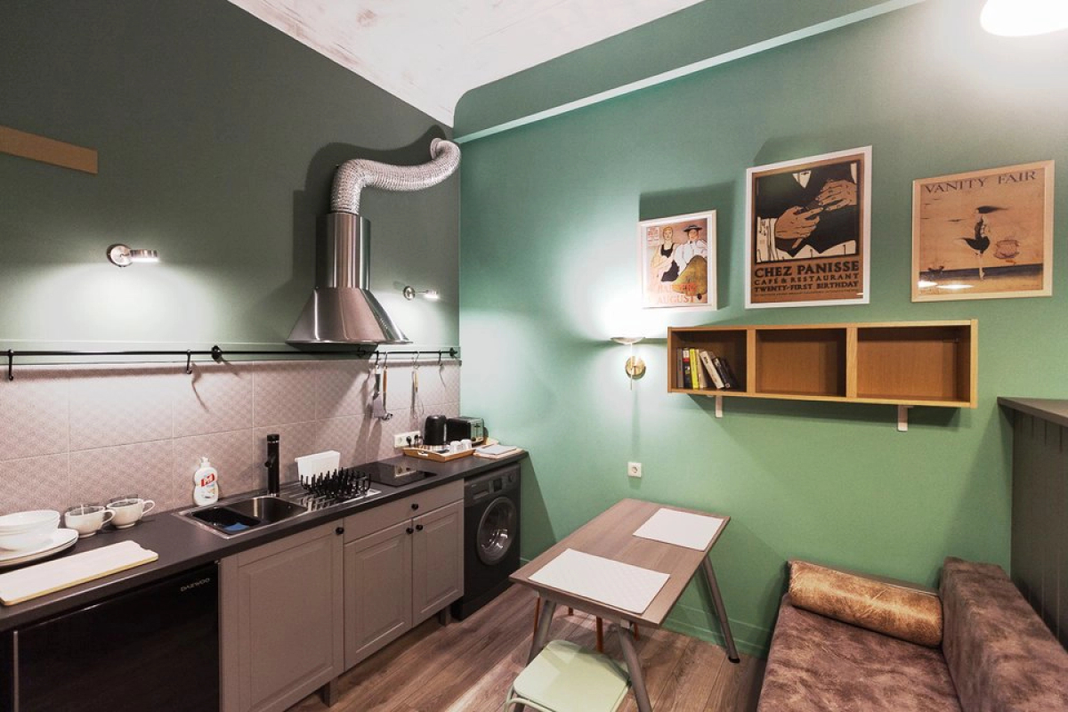 Апартаменты Моголя Зеленая Студия