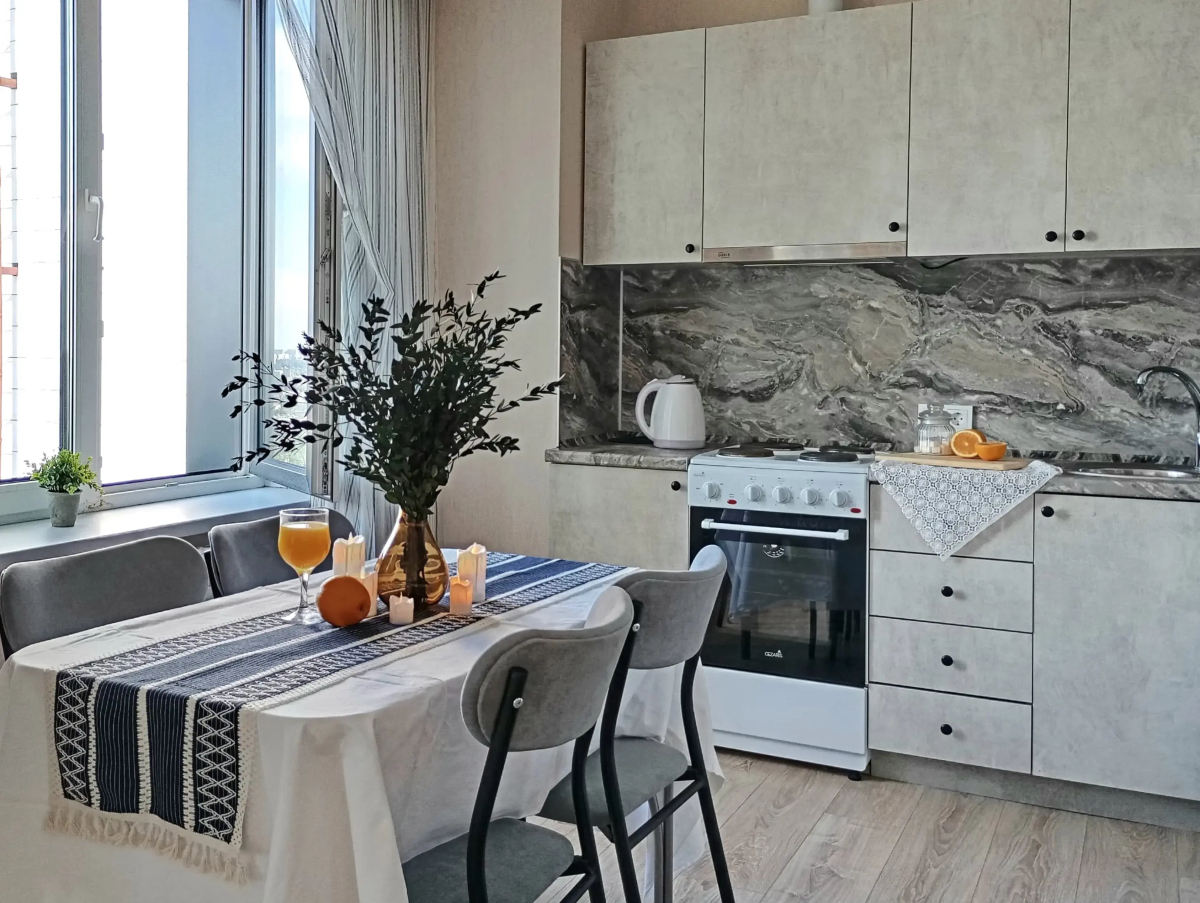 Квартира So fine Сети DeNewHome, Евротрешка в Центре с Парковочным Местом