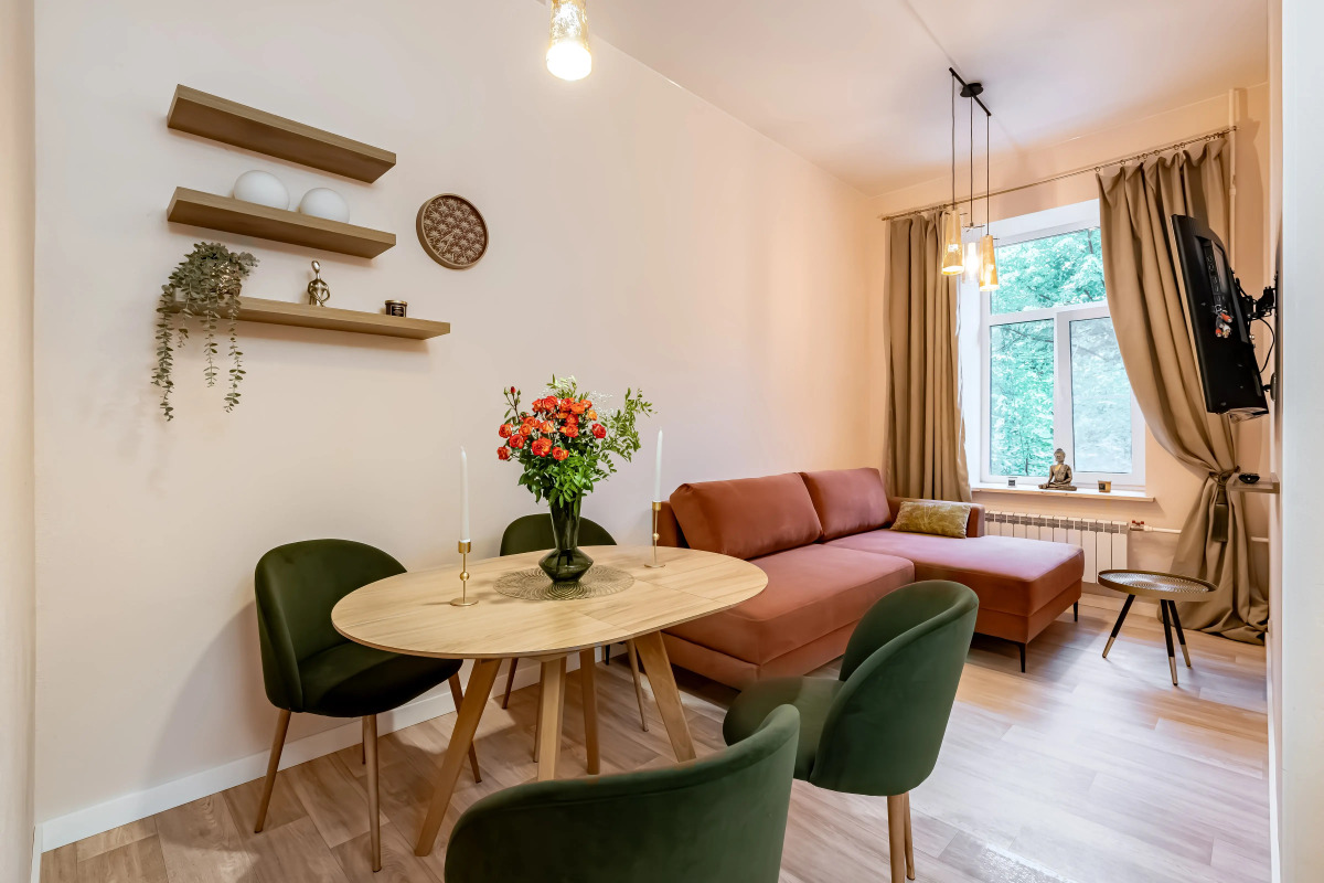 Квартира Стильная Еврооднушка рядом с Невским Проспектом