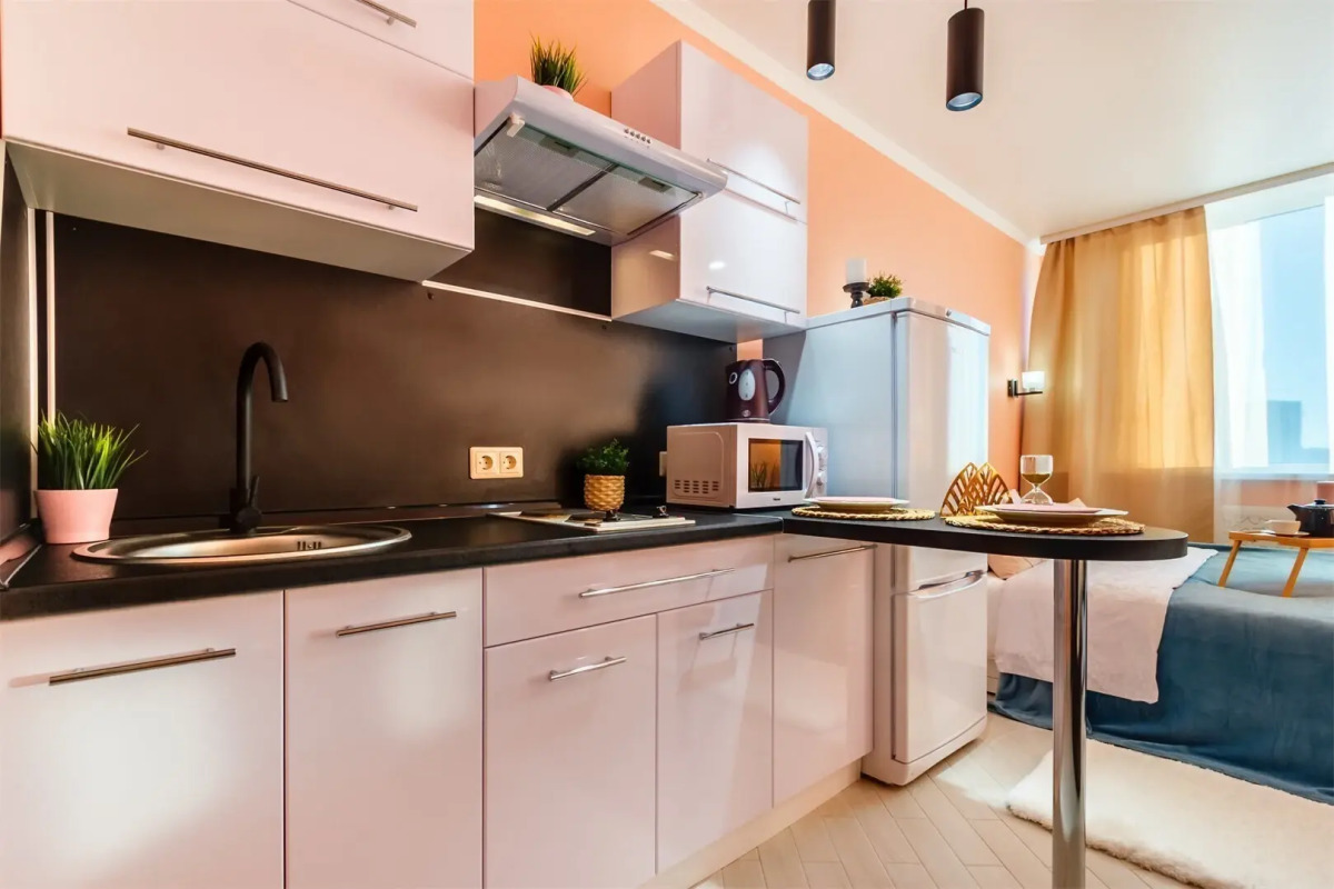 Апартаменты DoMino на набережной с видом на Подъемный мост